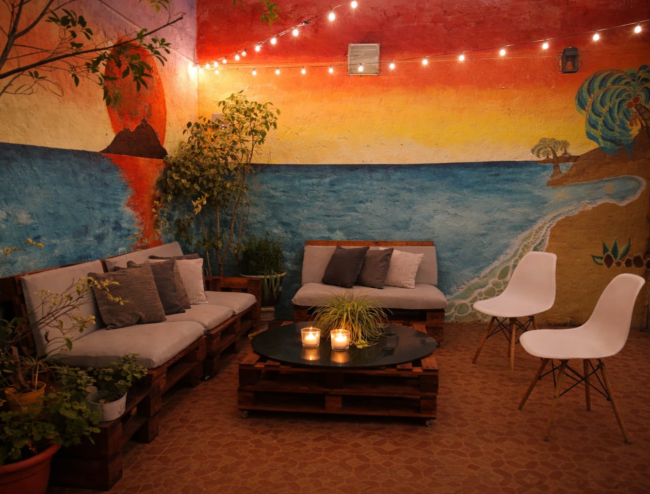 Patio de noche — Patio Urbano